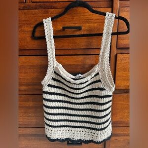 Madewell Striped Knit Tank Top- NWT